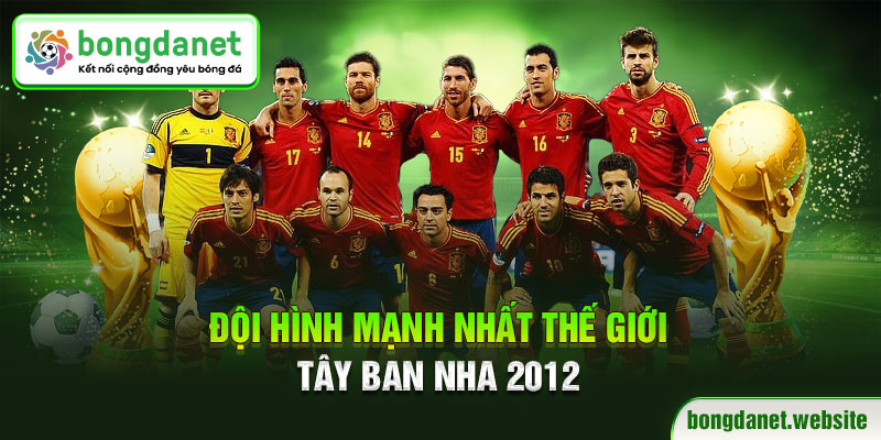 Đội hình mạnh nhất thế giới - Tây Ban Nha 2012